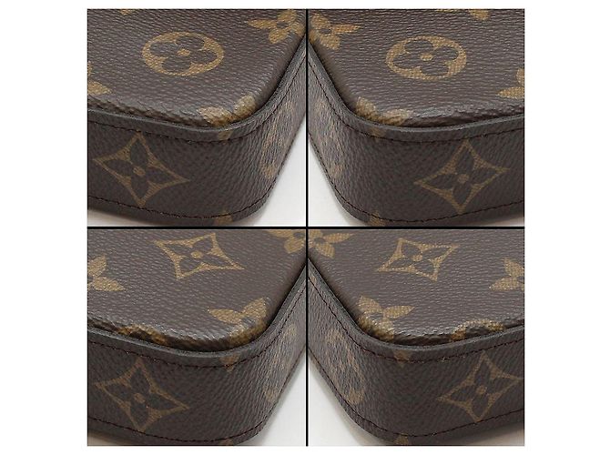 Louis Vuitton Bolsa Crossbody Pochette Monogram Felicie Marrom - vista 14