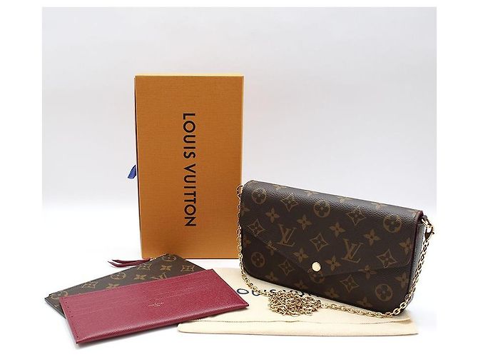 Louis Vuitton Bolsa Crossbody Pochette Monogram Felicie Marrom - vista 2
