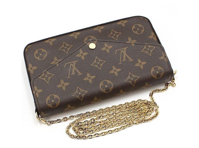 Louis Vuitton Bolsa Crossbody Pochette Monogram Felicie Marrom - vista 3