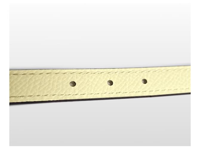 Market Hermès Cinturón reversible con hebilla Blanco - vista 6
