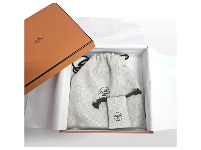 Market Hermès Cinturón reversible con hebilla Blanco - vista 8