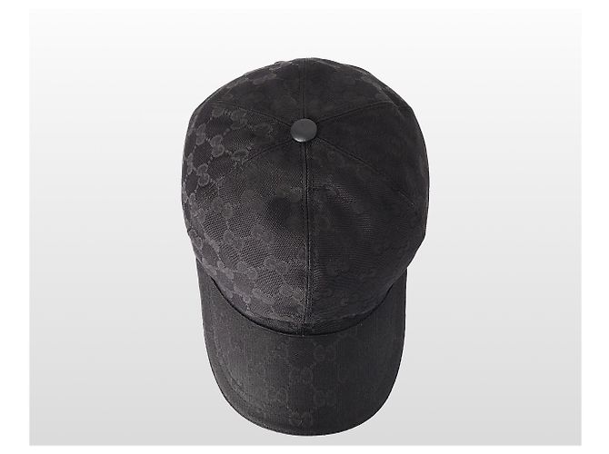 Gucci Cappellino da baseball GG Canvas Web Loop nero - vista 12