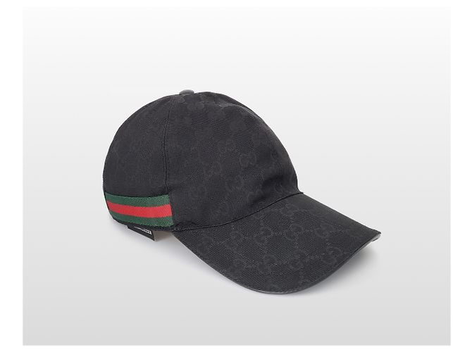 Gucci Cappellino da baseball GG Canvas Web Loop nero - vista 9