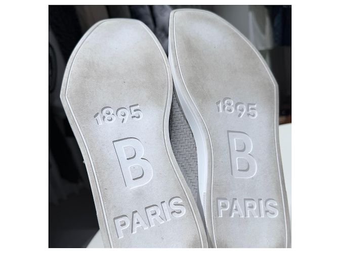 Berluti Braid Leather Sneakers White - view 7