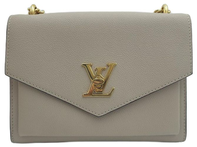 Louis Vuitton Borsa a tracolla e crossbody Mylockme Chain BB Grain Calfskin Pink Rosa - vista 12
