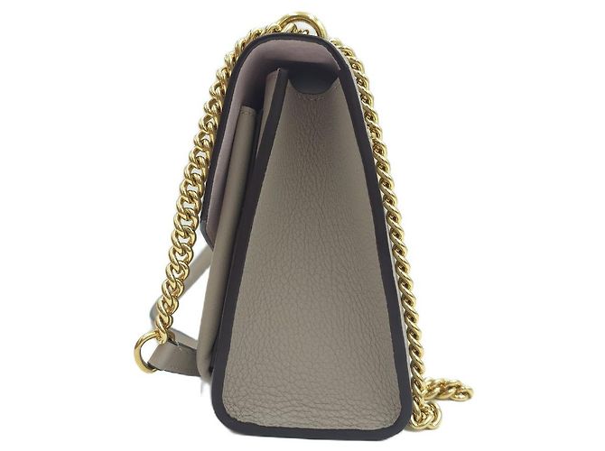 Louis Vuitton Borsa a tracolla e crossbody Mylockme Chain BB Grain Calfskin Pink Rosa - vista 13