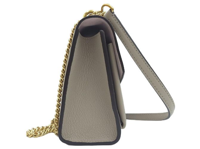 Louis Vuitton Borsa a tracolla e crossbody Mylockme Chain BB Grain Calfskin Pink Rosa - vista 4