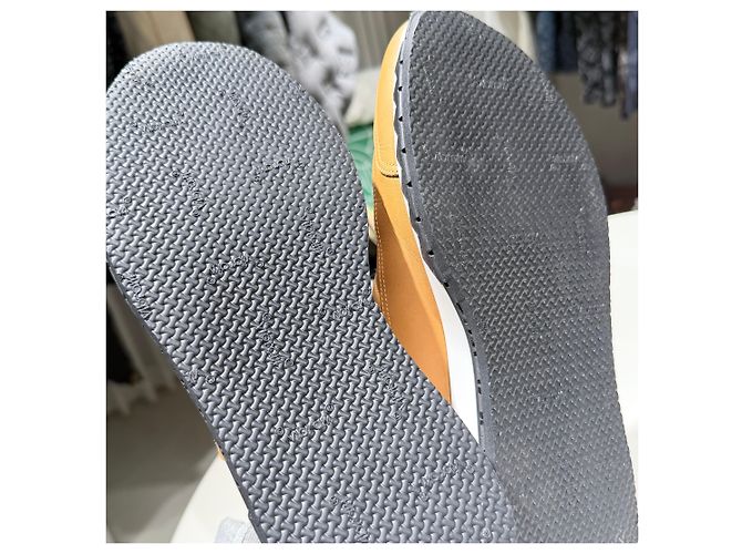Hermès Sneakers Trail in pelle di vitello Marrone - vista 8