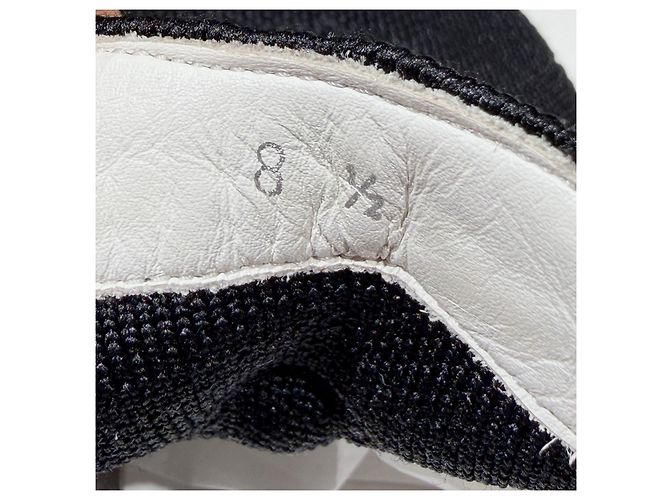 Kiton Sneakers in mesh di cotone nero - vista 8