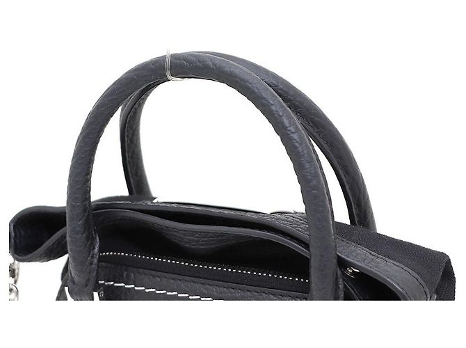 Maison Martin Margiela Micro borsa tote e borsa a tracolla Nero - vista 4