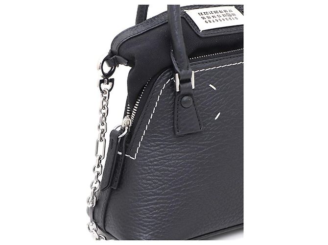 Maison Martin Margiela Micro borsa tote e borsa a tracolla Nero - vista 5