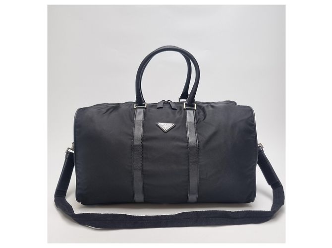 Prada Borsa Boston, Borsa da Viaggio, Borsa da Golf (Grade Unisex, Tracolla inclusa) Nero - vista 2