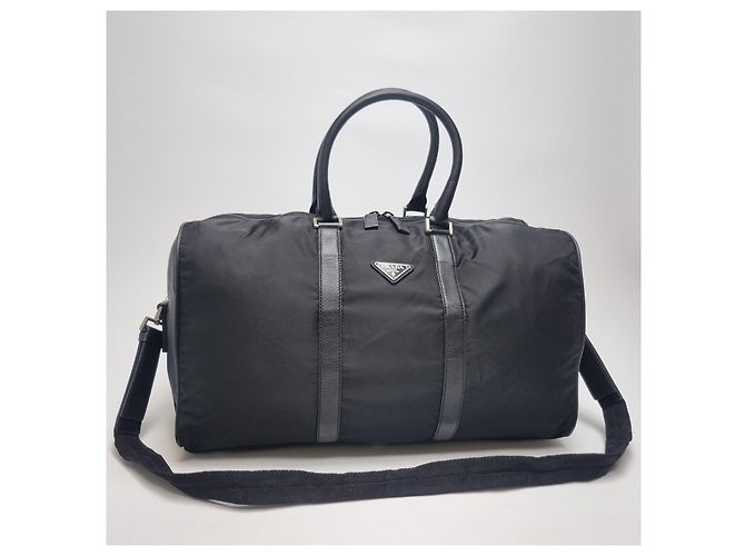 Prada Borsa Boston, Borsa da Viaggio, Borsa da Golf (Grade Unisex, Tracolla inclusa) Nero - vista 4