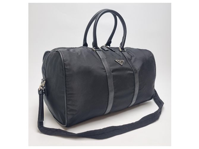 Prada Borsa Boston, Borsa da Viaggio, Borsa da Golf (Grade Unisex, Tracolla inclusa) Nero - vista 5