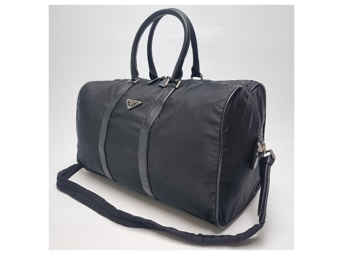 Prada Borsa Boston, Borsa da Viaggio, Borsa da Golf (Grade Unisex, Tracolla inclusa) Nero - vista 6