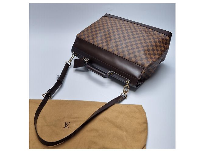 Louis Vuitton Borsa Boston Damier West End PM Borsa da viaggio Marrone - vista 12