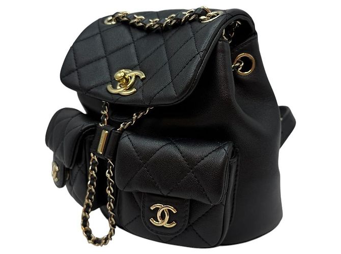 Chanel Piccolo zaino Duma a due tasche Nero - vista 3