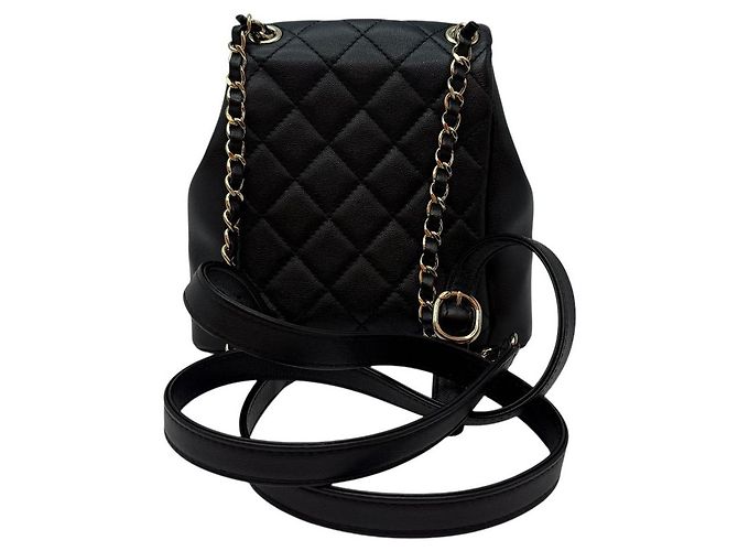 Chanel Piccolo zaino Duma a due tasche Nero - vista 4