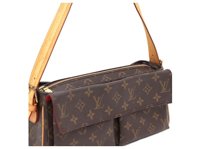 Louis Vuitton Borsa a tracolla Viva Cite MM in tela Monogram Multicolore - vista 6