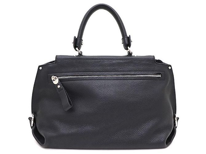 Salvatore Ferragamo Piccola borsa tote e borsa a tracolla nera Nero - vista 3