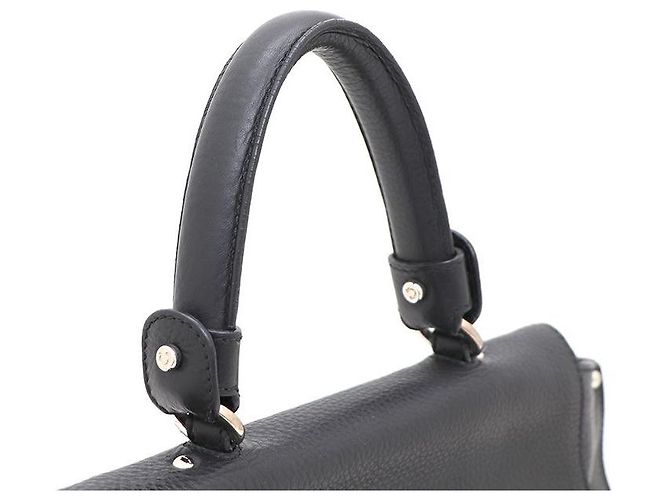 Salvatore Ferragamo Piccola borsa tote e borsa a tracolla nera Nero - vista 4