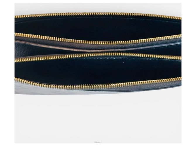Louis Vuitton Cartera Larga con Doble Cremallera Azul - vista 5
