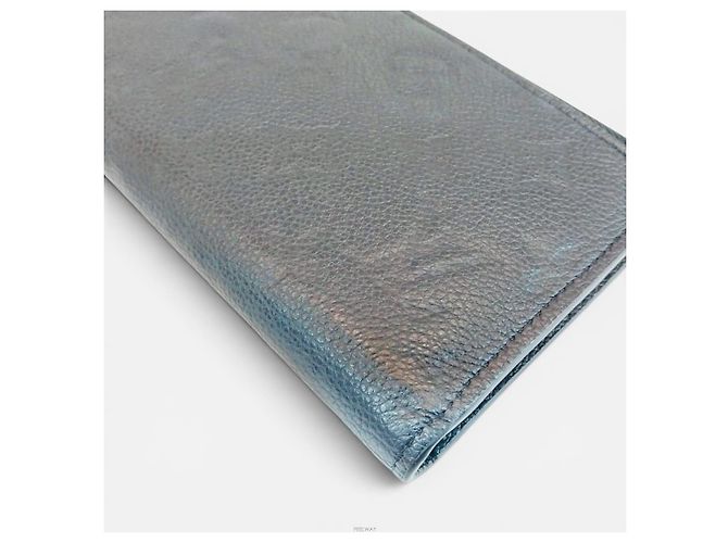 Louis Vuitton Cartera Larga con Doble Cremallera Azul - vista 6