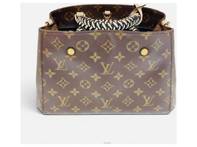 Louis Vuitton Borsa Tote Montagne BB Marrone - vista 2