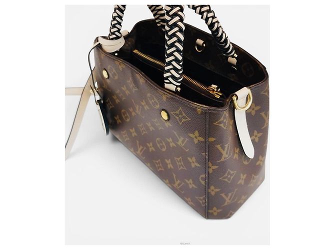 Louis Vuitton Borsa Tote Montagne BB Marrone - vista 3