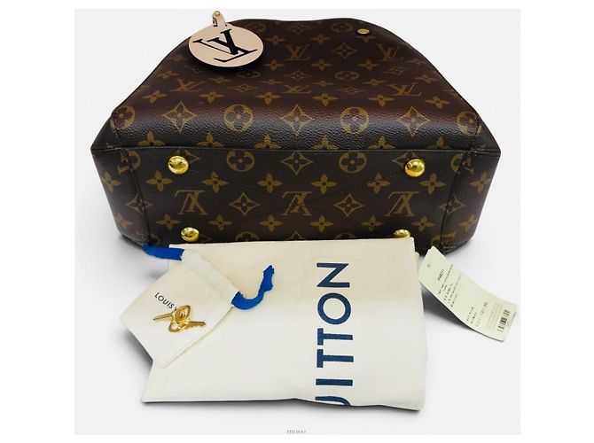 Louis Vuitton Borsa Tote Montagne BB Marrone - vista 5