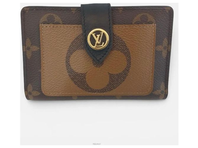 Louis Vuitton Carteira de moedas Juliet Marrom - vista 2