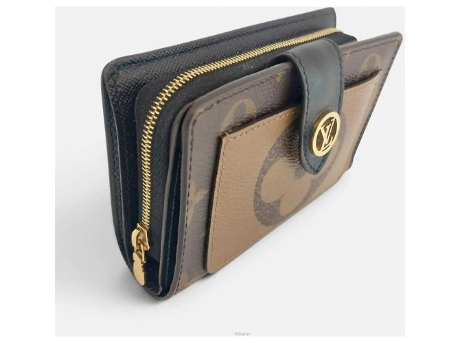 Louis Vuitton Carteira de moedas Juliet Marrom - vista 3