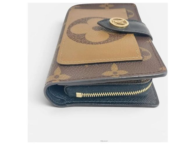 Louis Vuitton Carteira de moedas Juliet Marrom - vista 4