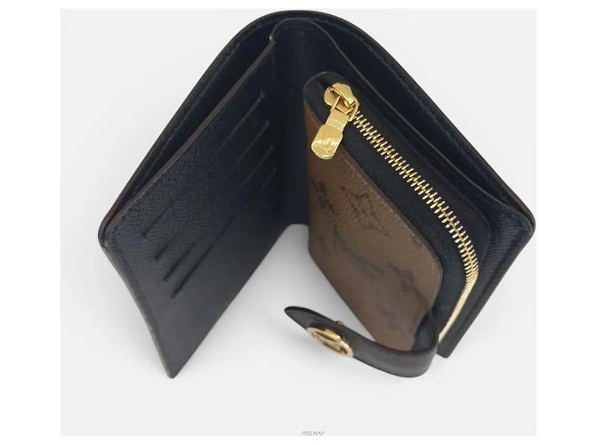 Louis Vuitton Carteira de moedas Juliet Marrom - vista 7