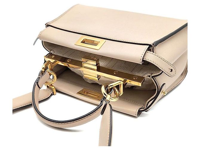 Fendi Peekaboo Mini Braun - Ansicht 6