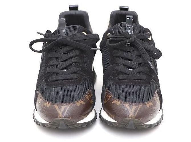 Louis Vuitton Sneakers Runaway da donna Black Monogram Nero - vista 2