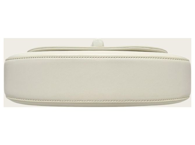 Bamboo Gucci Piccola borsa a manico superiore Diva in bambù e pelle bianca Bianco - vista 6