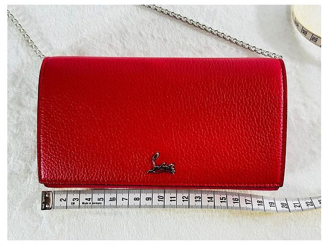 Christian Louboutin Borsa a tracolla con cintura in pelle Rosso - vista 13
