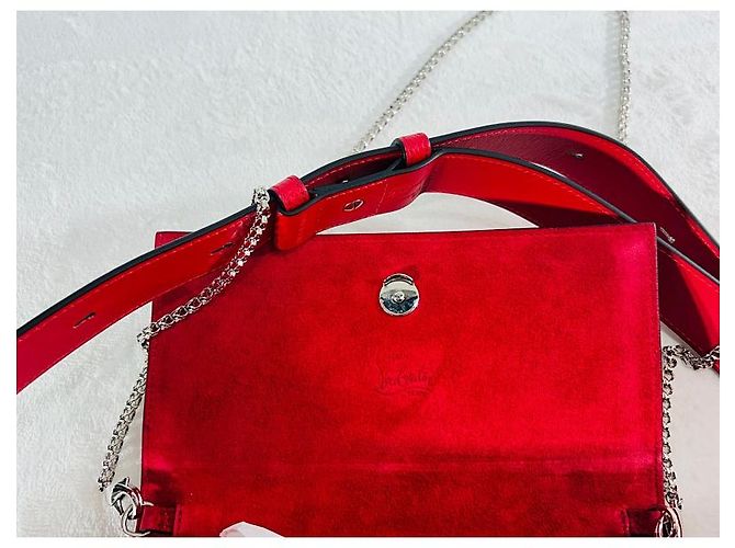 Christian Louboutin Borsa a tracolla con cintura in pelle Rosso - vista 5