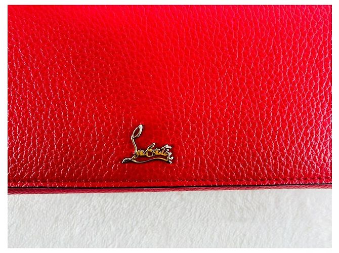 Christian Louboutin Borsa a tracolla con cintura in pelle Rosso - vista 8