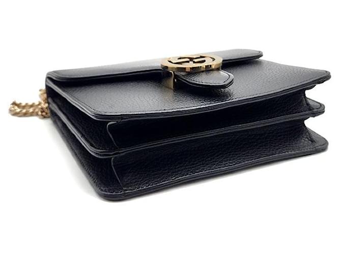 Gucci Borsa a tracolla Interlocking GG Nero - vista 7