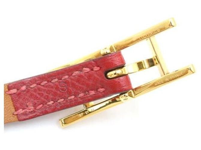 Hermès Pulsera Double Tour Roja - vista 3