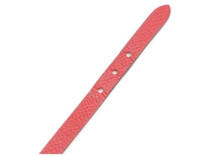 Hermès Pulsera Double Tour Roja - vista 5