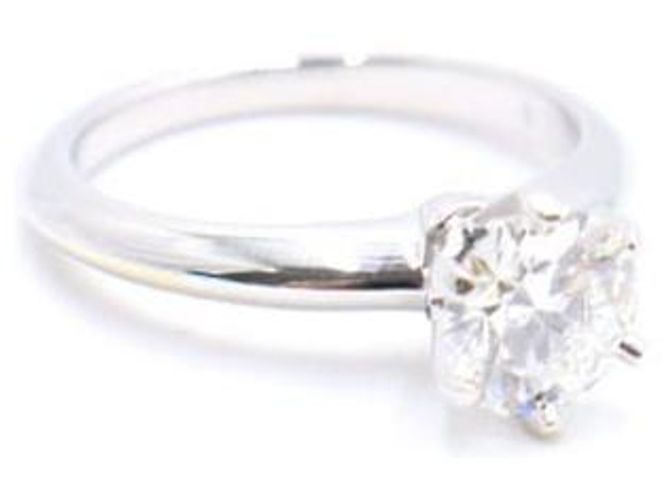 Tiffany & Co Platin Diamant Karat Ehering Größe Silber - Ansicht 3