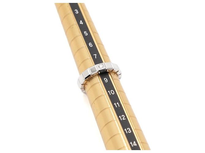 Chopard Anello Ice Cube Medium in Oro Bianco e Diamanti Carat Argento - vista 5