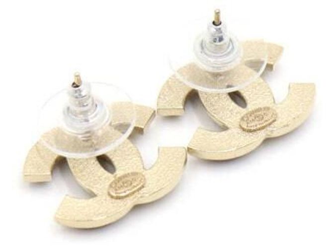 Chanel Resin CC Ohrringe Season - Ansicht 3
