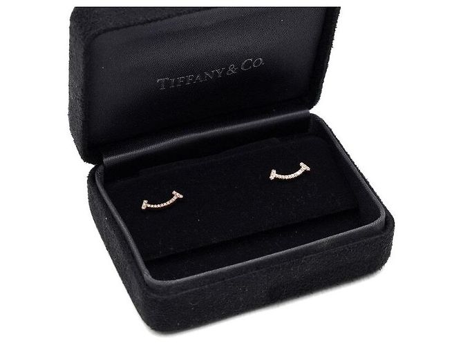 Tiffany & Co Mini Orecchini in Diamante Oro Rosa - vista 6