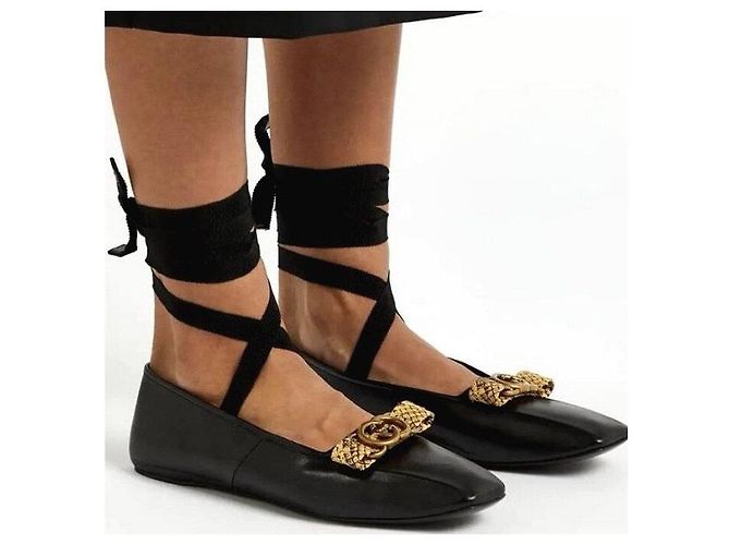 Gucci Bailarinas Interlocking GG - vista 9