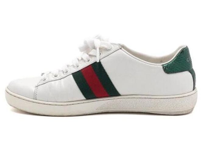Gucci Sneaker Ace Crystal Arrow da donna - vista 4