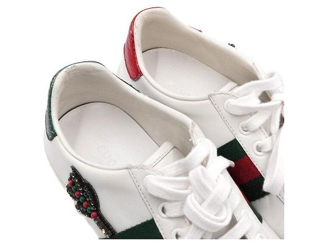 Gucci Sneaker Ace Crystal Arrow da donna - vista 7